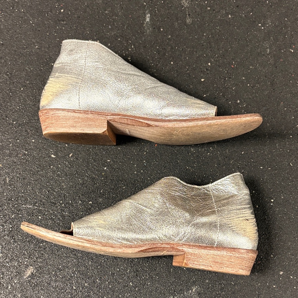 Free People Silver Open-Toe Sandals size Euro 36 - Picture 3 of 10